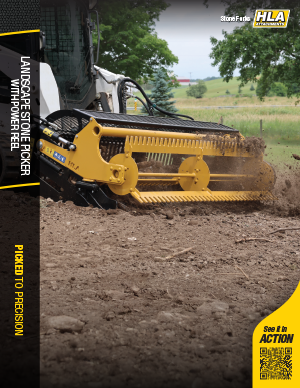 Landscape Stone Fork with Power Reel